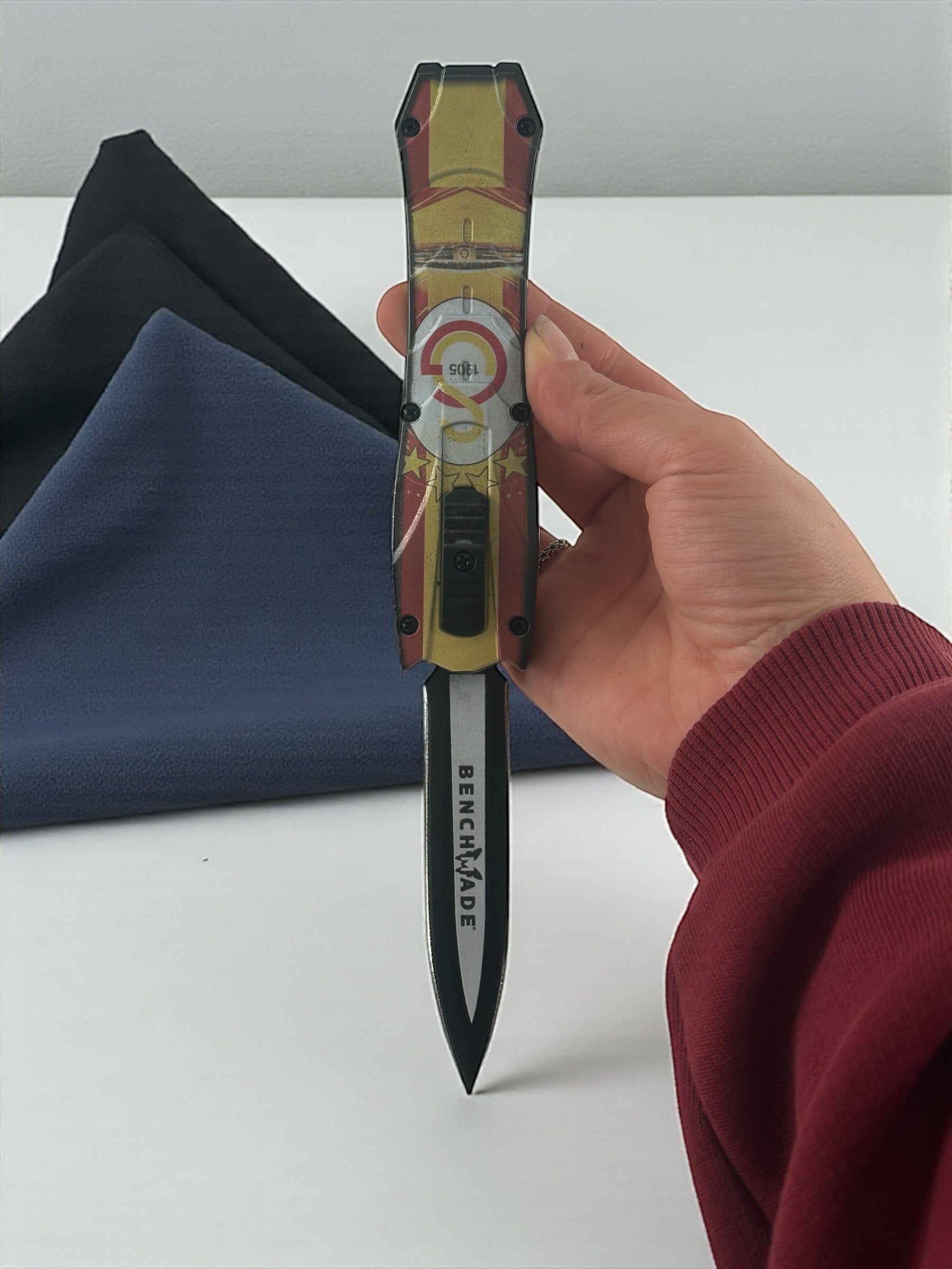 Galatasaray Baskılı Banchmade İçten Çıkmalı Çakı