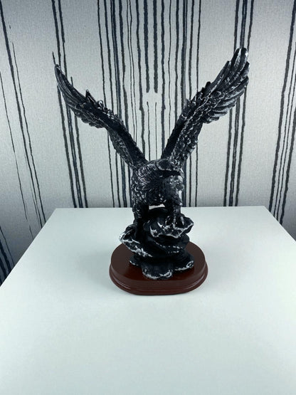 Kanatlı Kartal Biblo Siyah