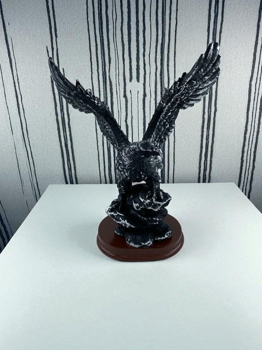 Kanatlı Kartal Biblo Siyah