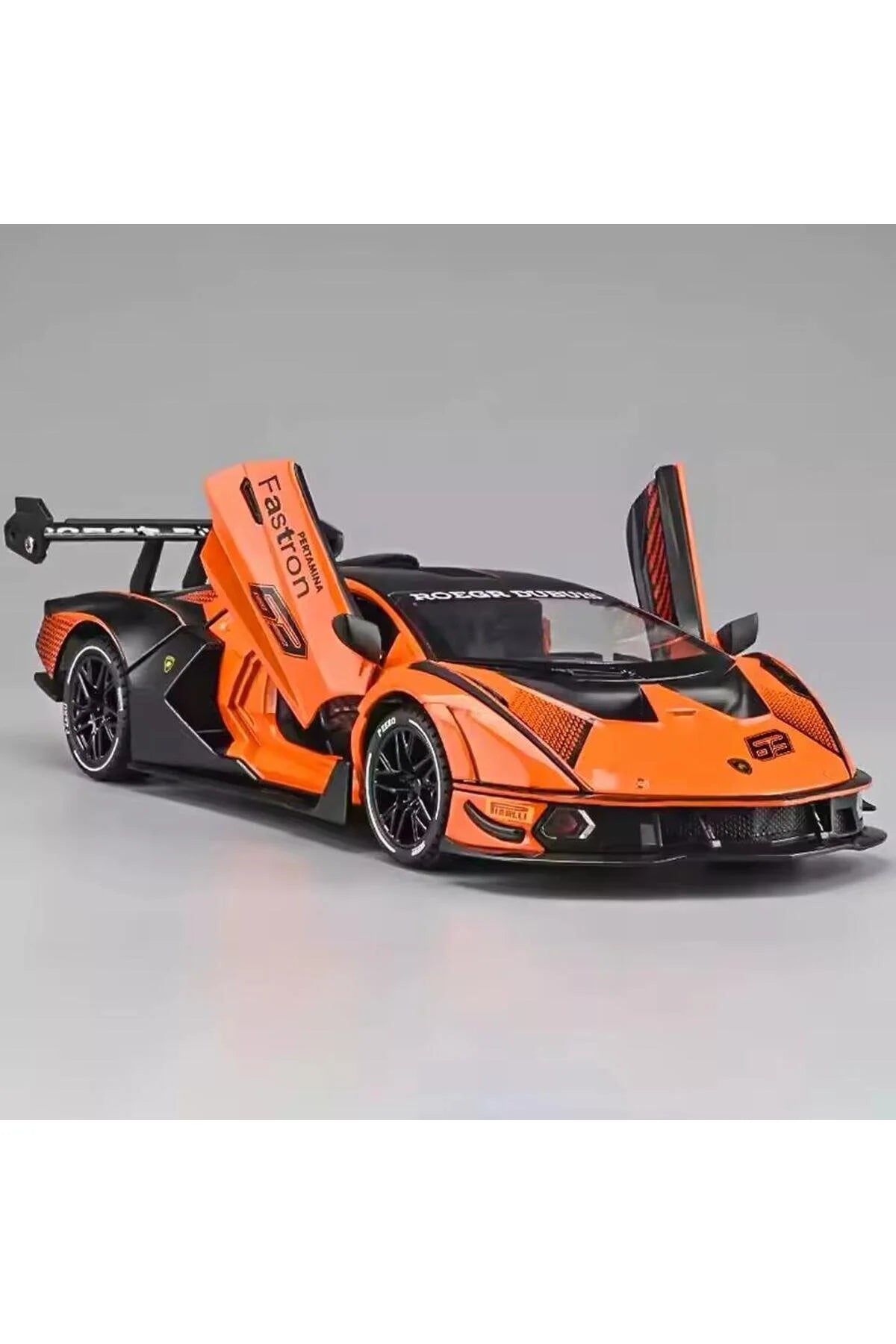 Lamborghini Essenza SCV12 Turuncu Oyuncak Lamborghini Diecast Araba