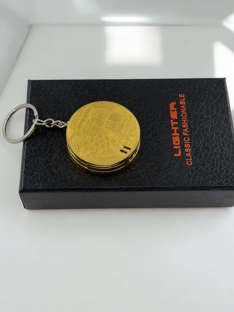 Bitcoin Şeklinde Gazlı Çakmak