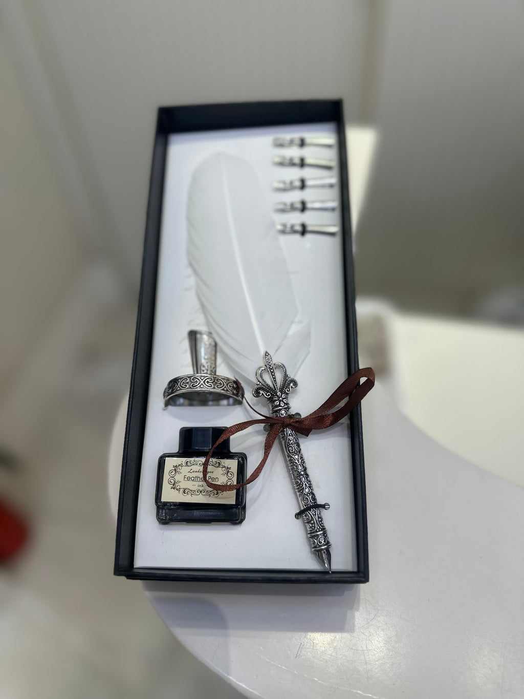 Mürekkepli Tüylü Divit Kalem Seti 0019