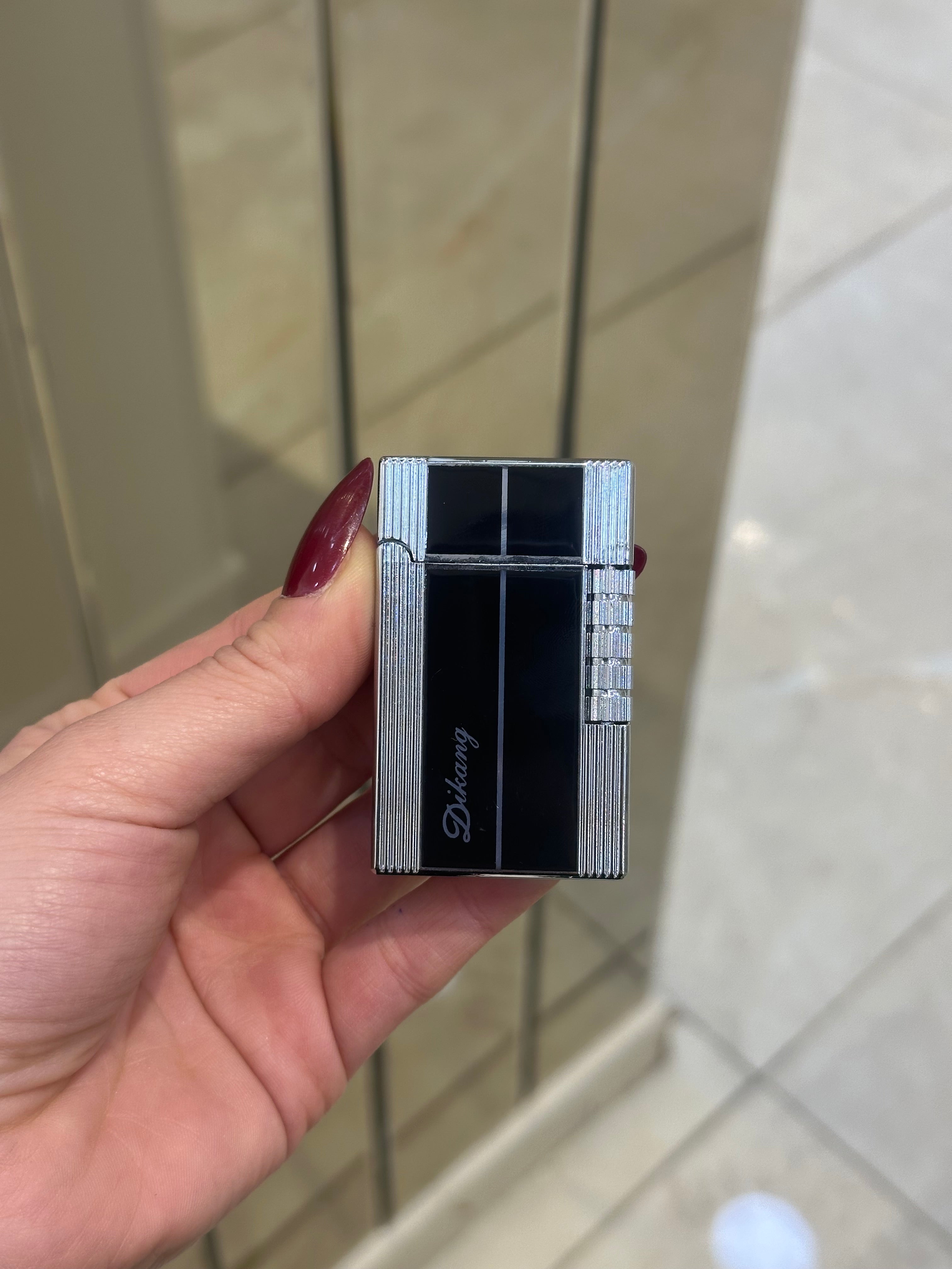 Metal İki Renkli Gazlı Çakmak 6375