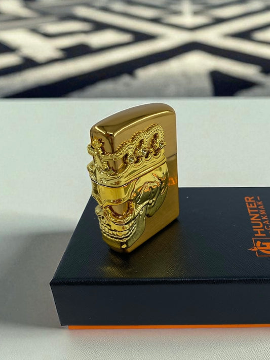 Kuru Kafa Zippo Çakmak 3666