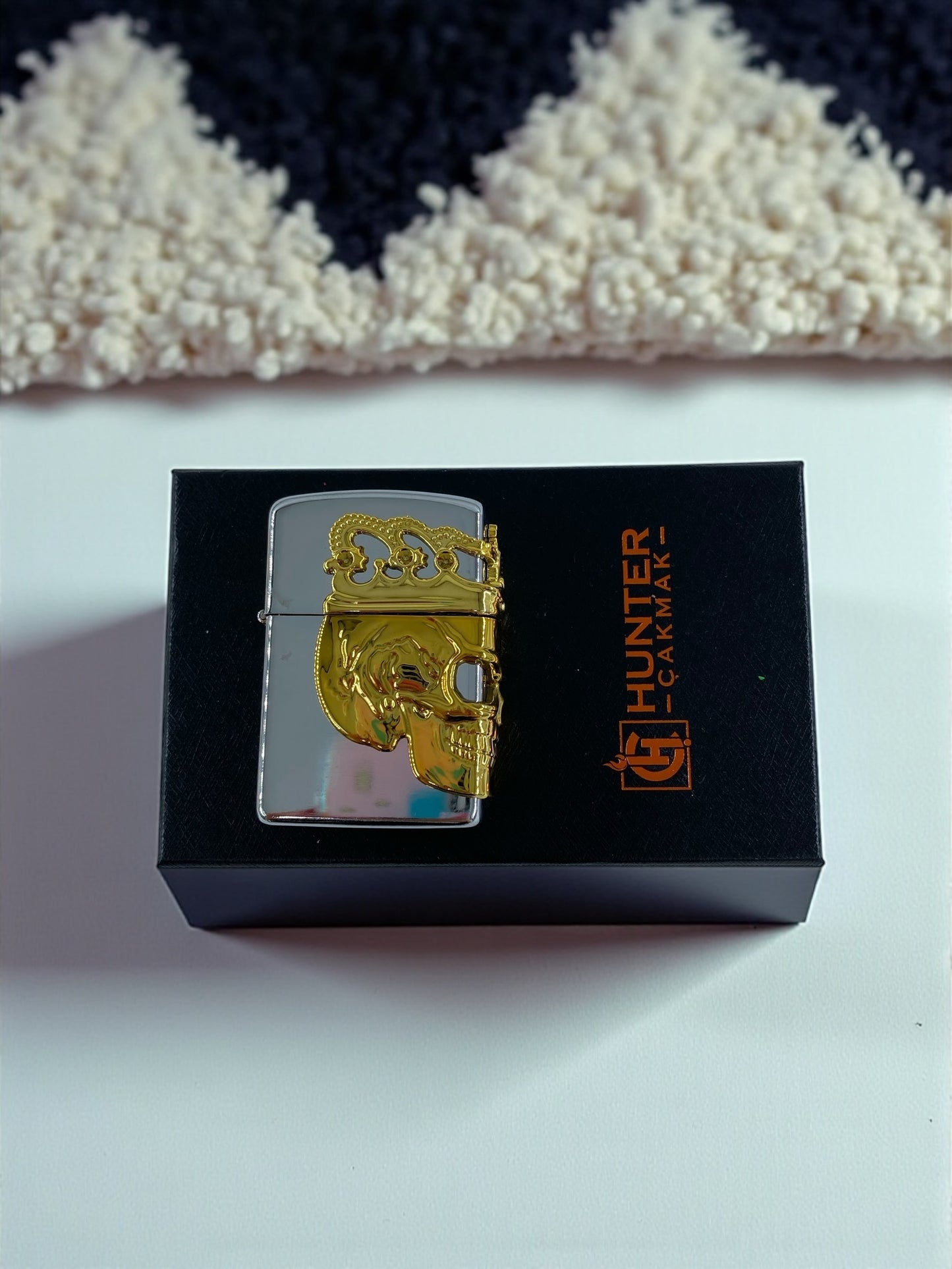 Kuru Kafa Zippo Çakmak 3666
