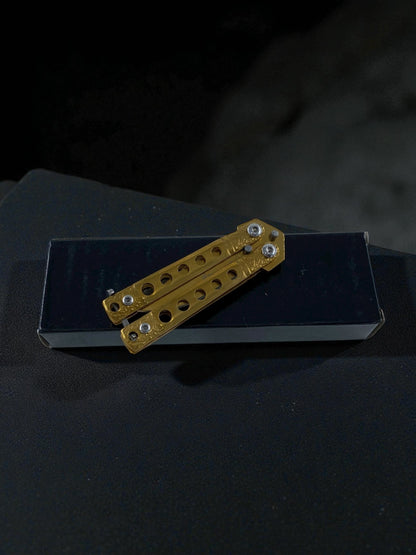 Kompakt Boy Metal Kelebek Çakı