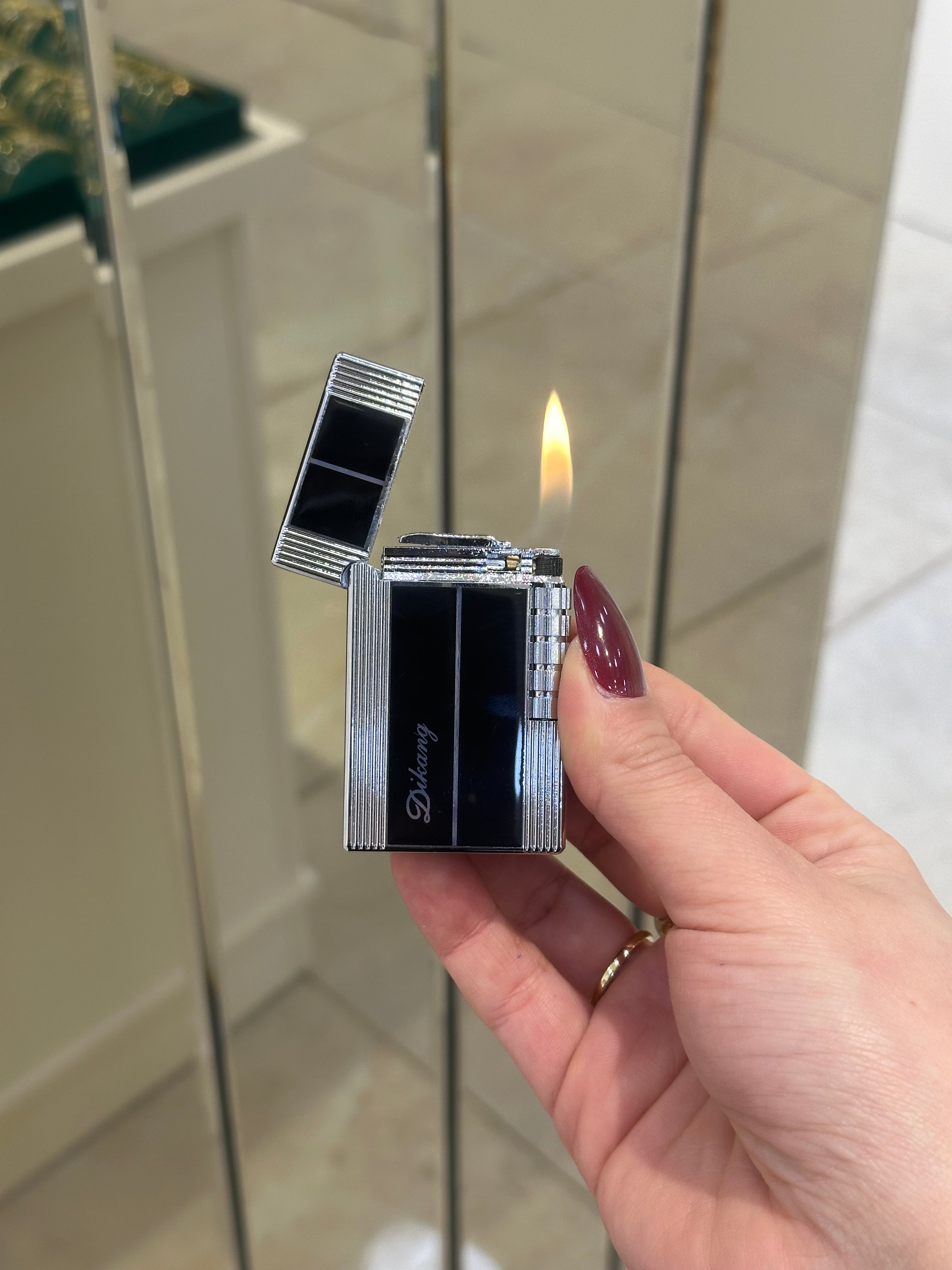 Metal İki Renkli Gazlı Çakmak 6375