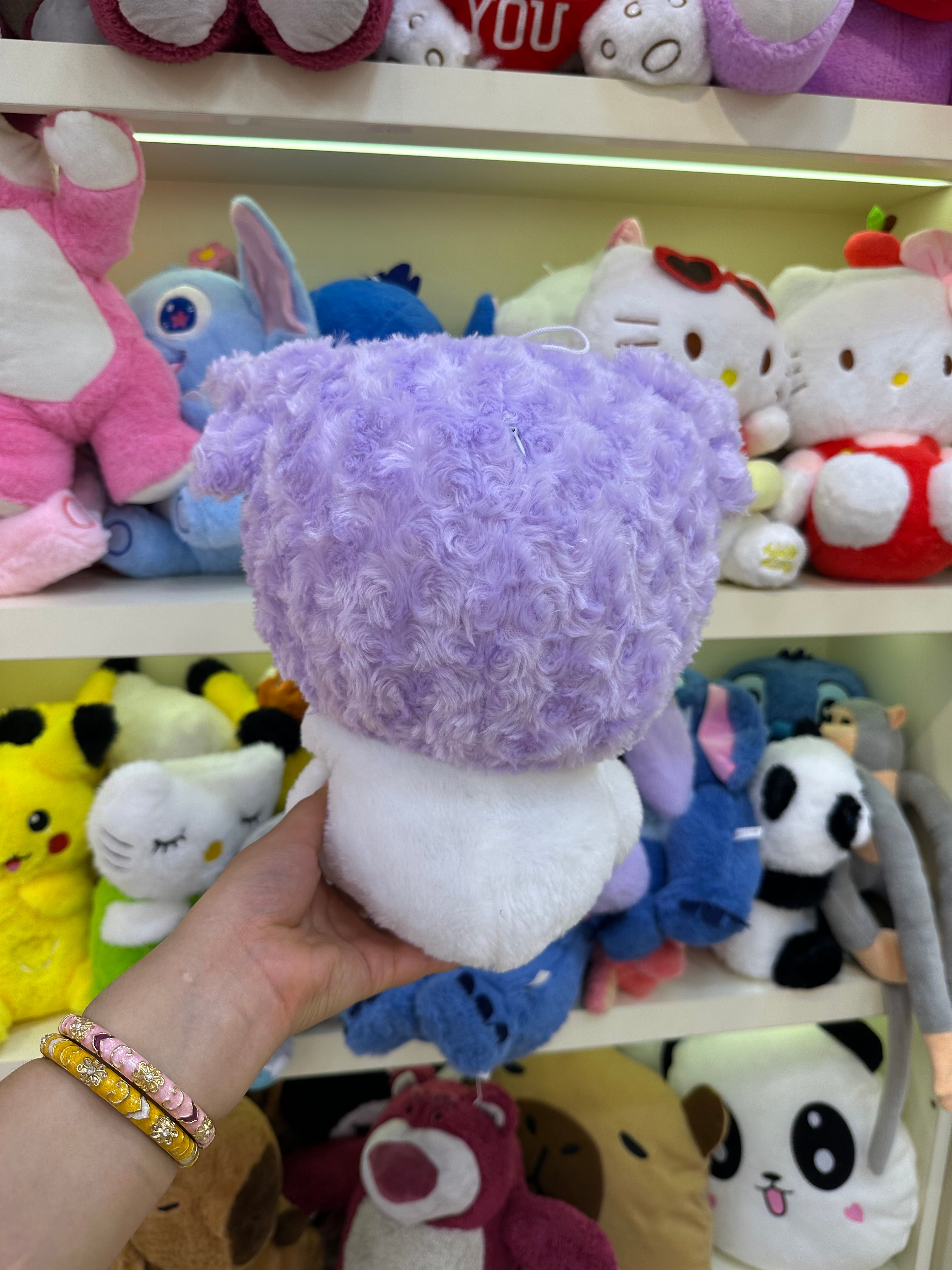 Elinde Kalp Taşıyan kuromi Peluş