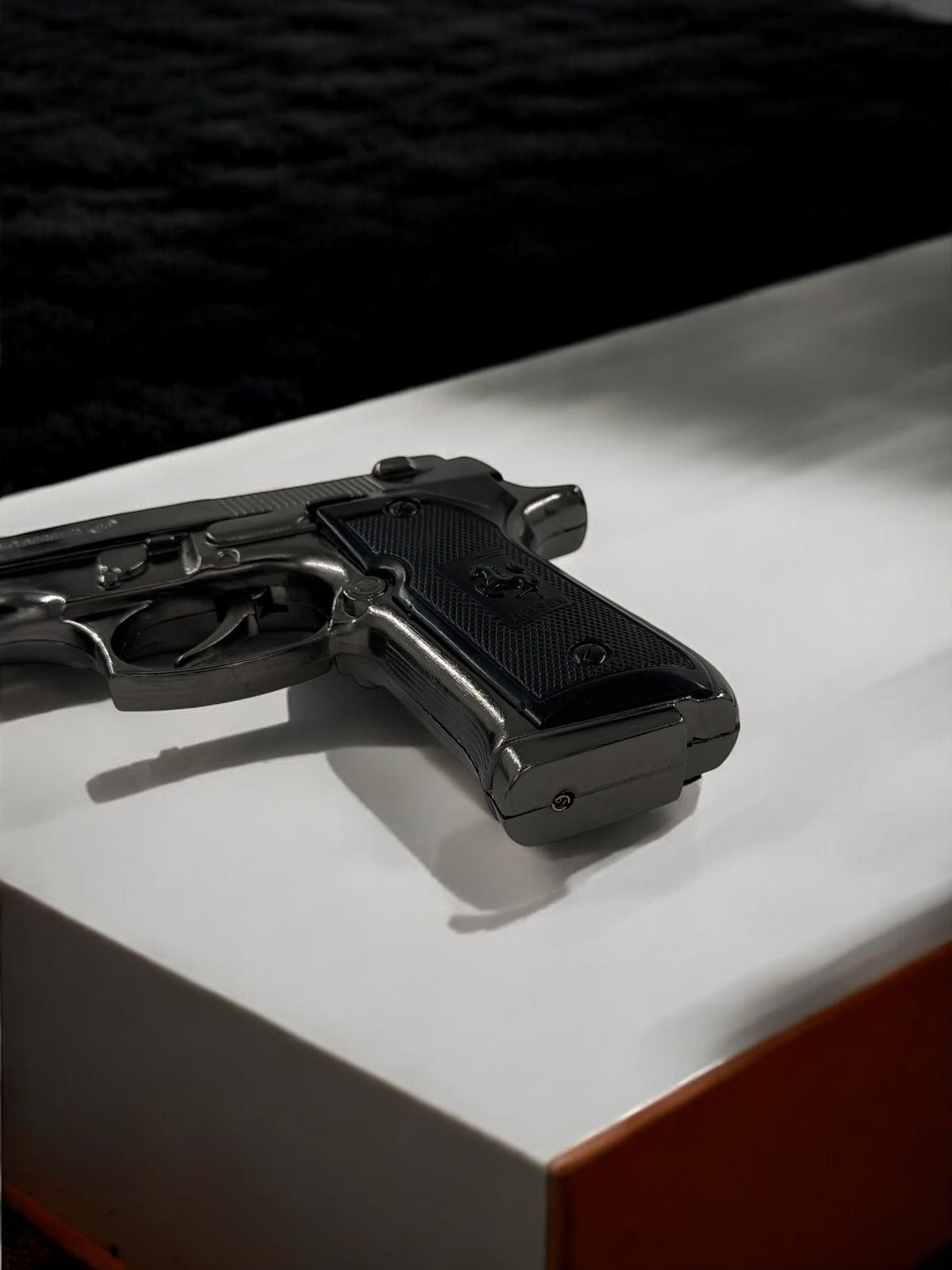 Metal Beretta Model Standlı Tabanca Çakmak 1511