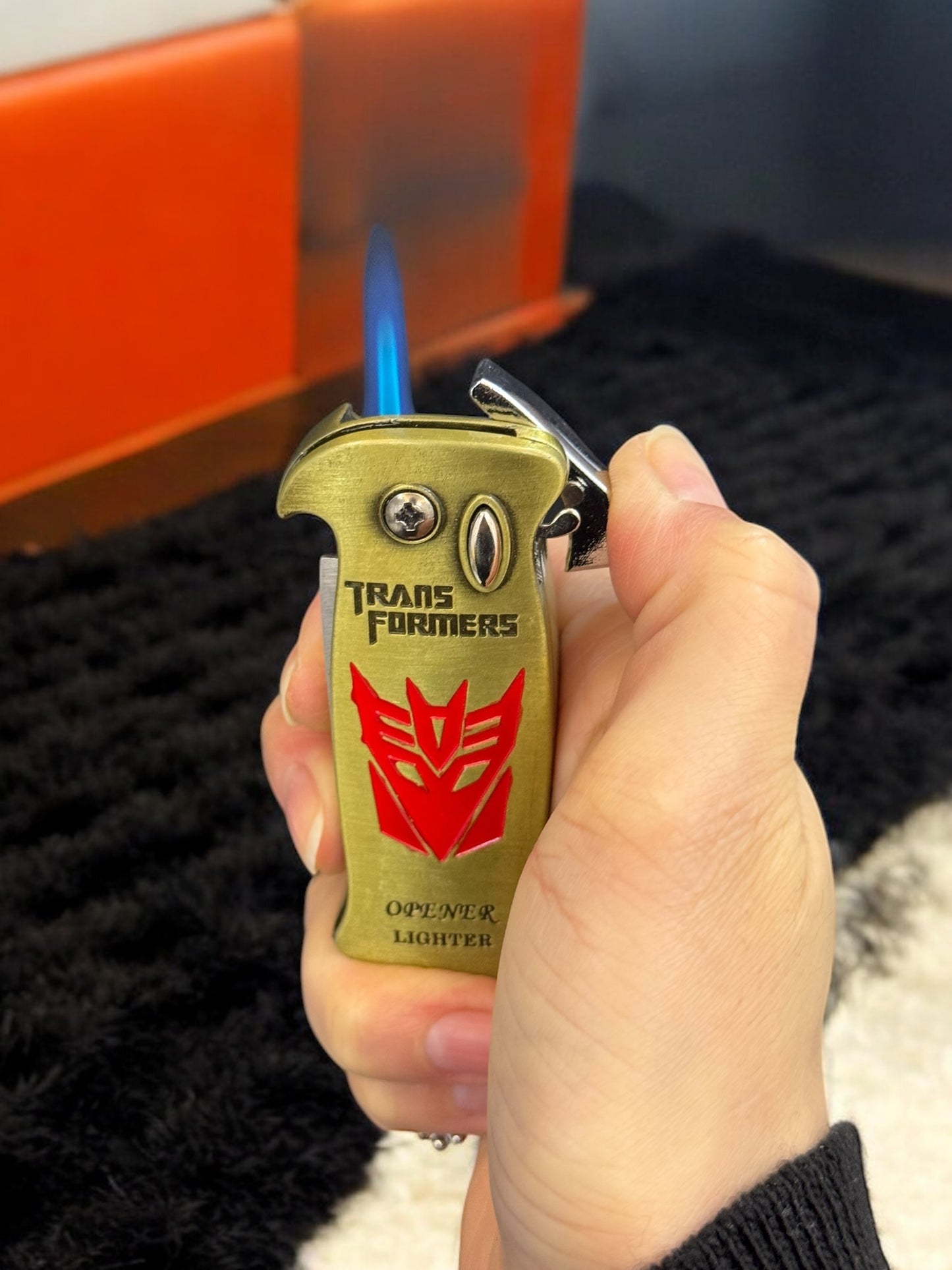 Transformers Baskılı Çakılı Çakmak 5820