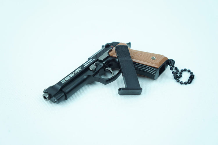 Beretta 9×19 Tabanca Gerçekçi Sökülebilir ve Kurulabilir Anahtarlık