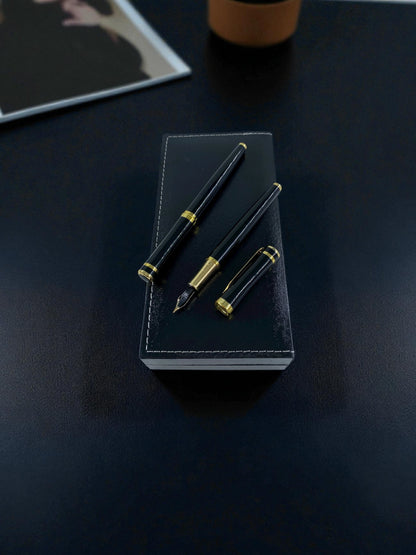 Premium 2'li Kalem Seti Siyah & Gold