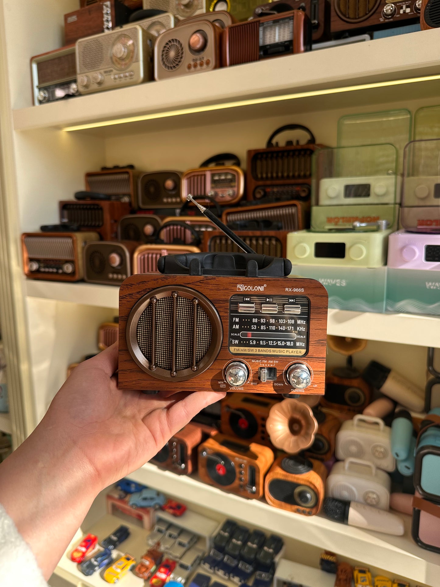 Nostaljik Bluetooth Bağlantılı Radyo RX-966S