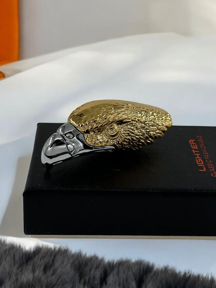 Şahin Başı Metal Gazlı Çakmak 0096