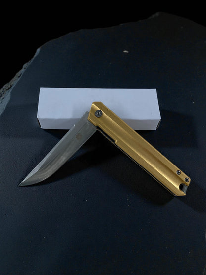 Yarı Otomatik D2 Çelik Taktik Katlanır Çakı