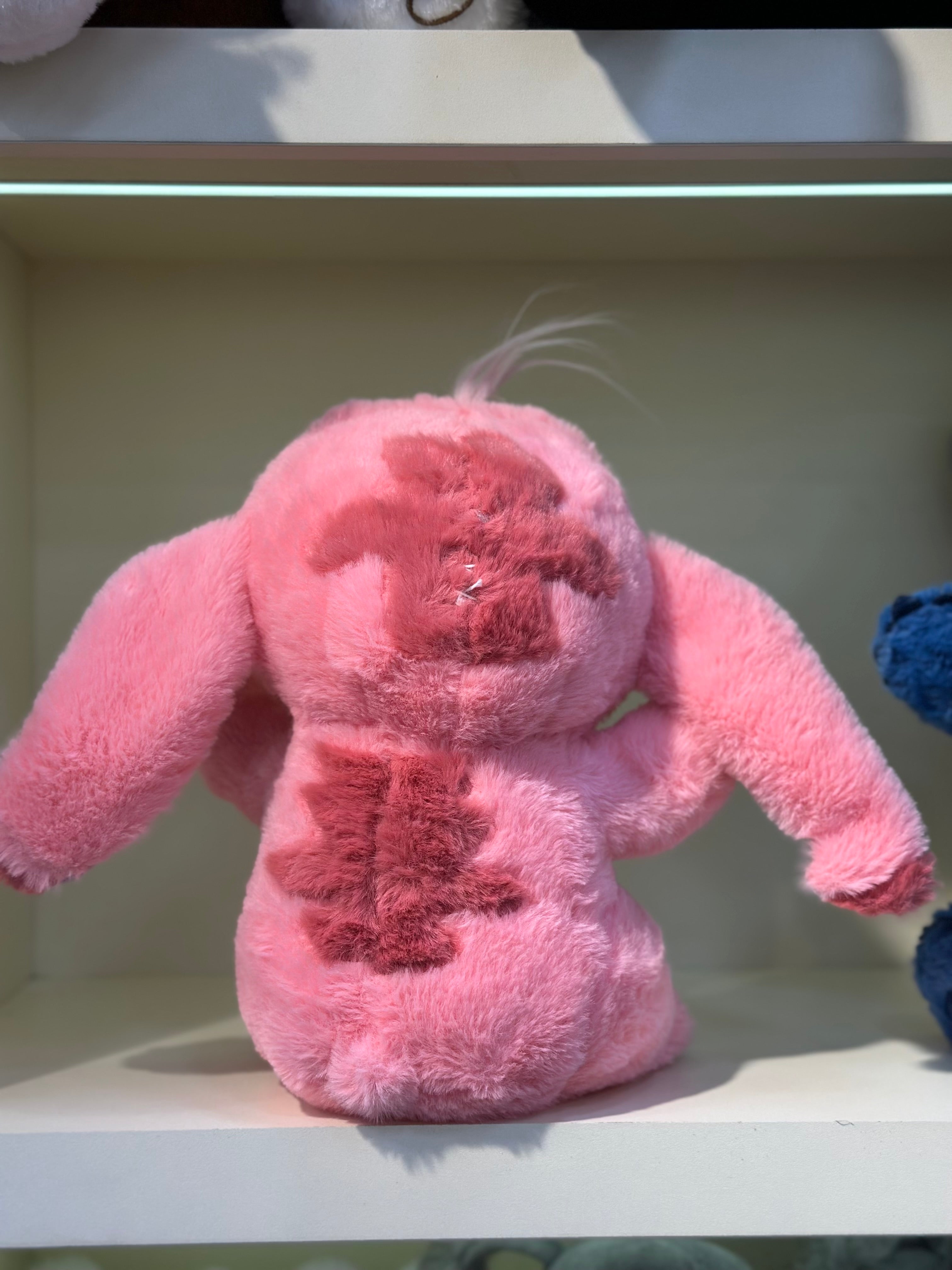Göz kırpan pembe stitch peluş oyuncak