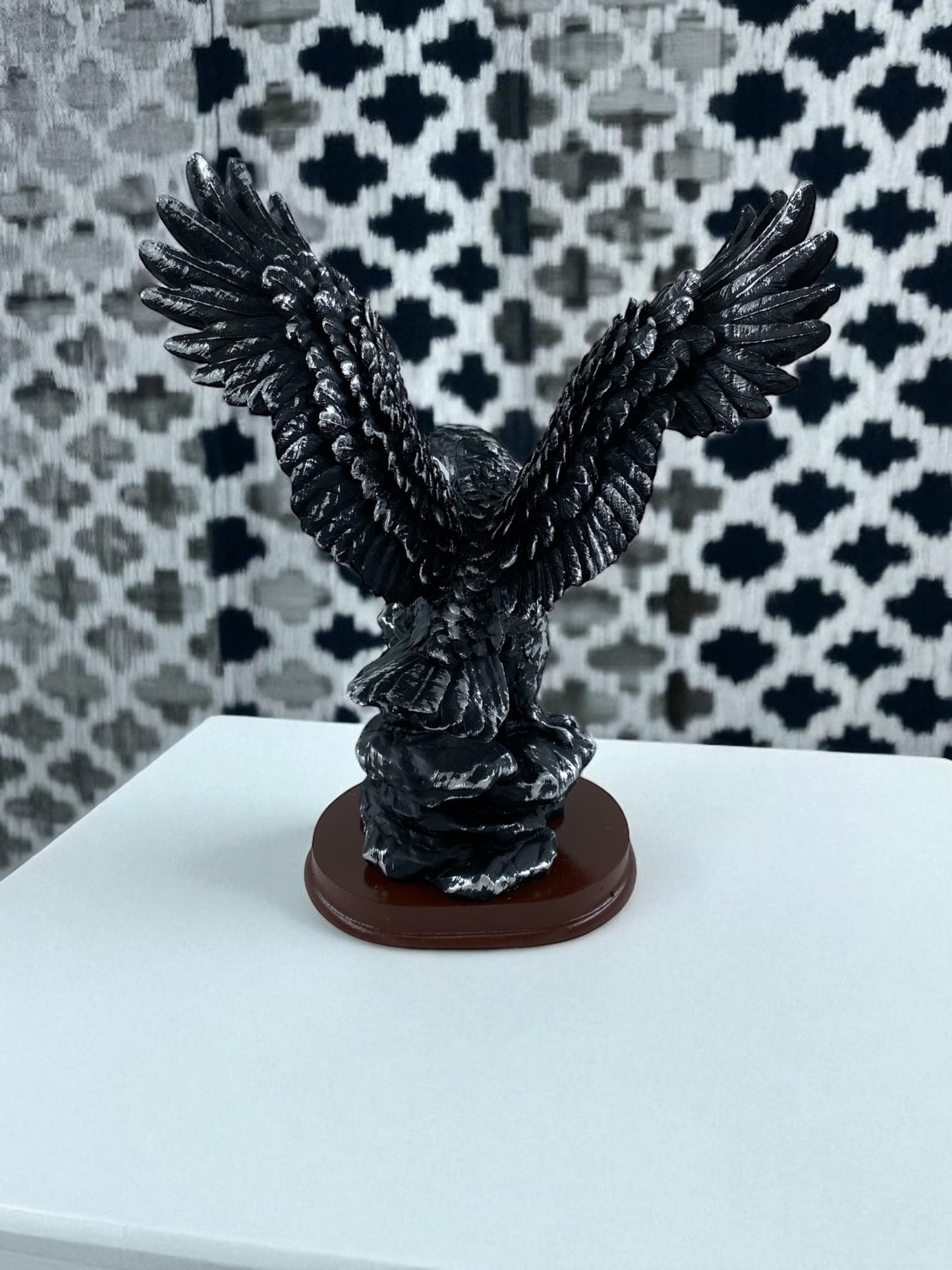 Kanatlı Kartal Biblo Siyah