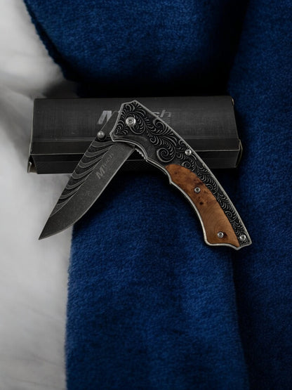 M-tech Ahşap Desenli Çakı 1009-A