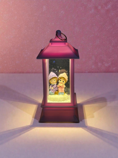 Sonsuzluk Çifti Temalı Işıklı Aşk Kandili