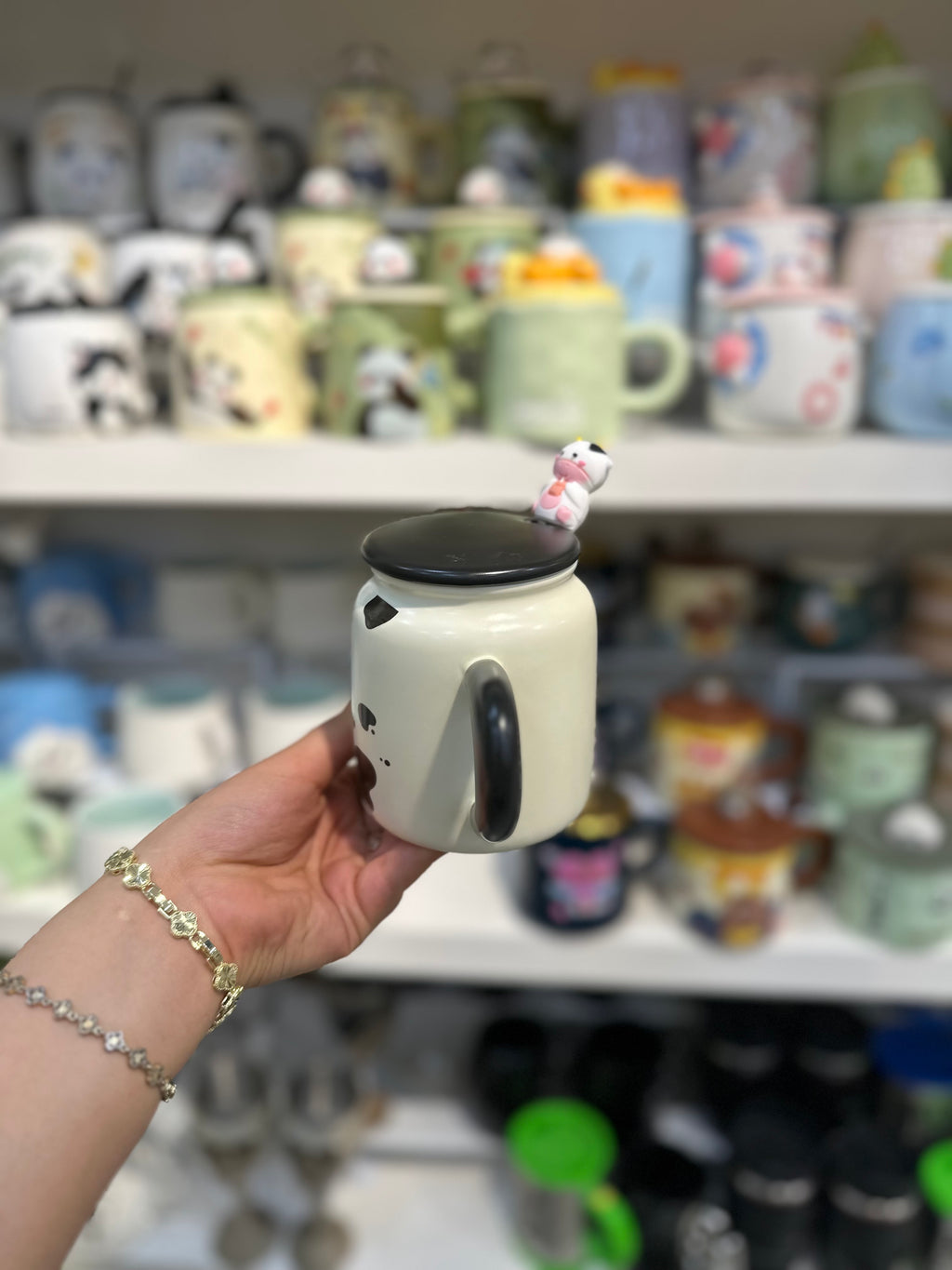 İnek Temalı Porselen kupa
