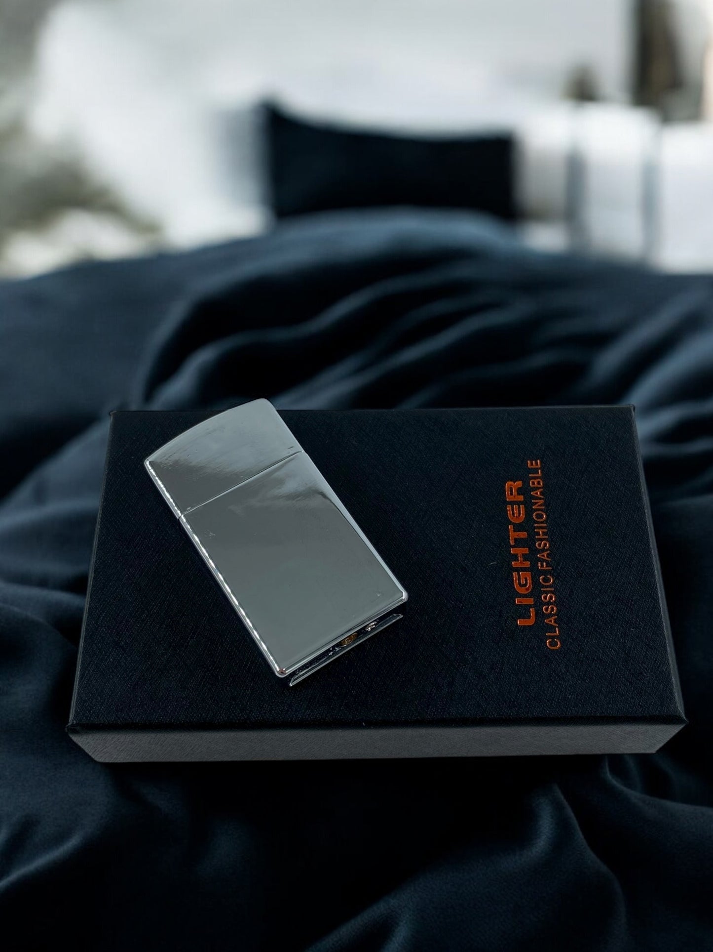 Vintage Gümüş Gazlı Çakmak