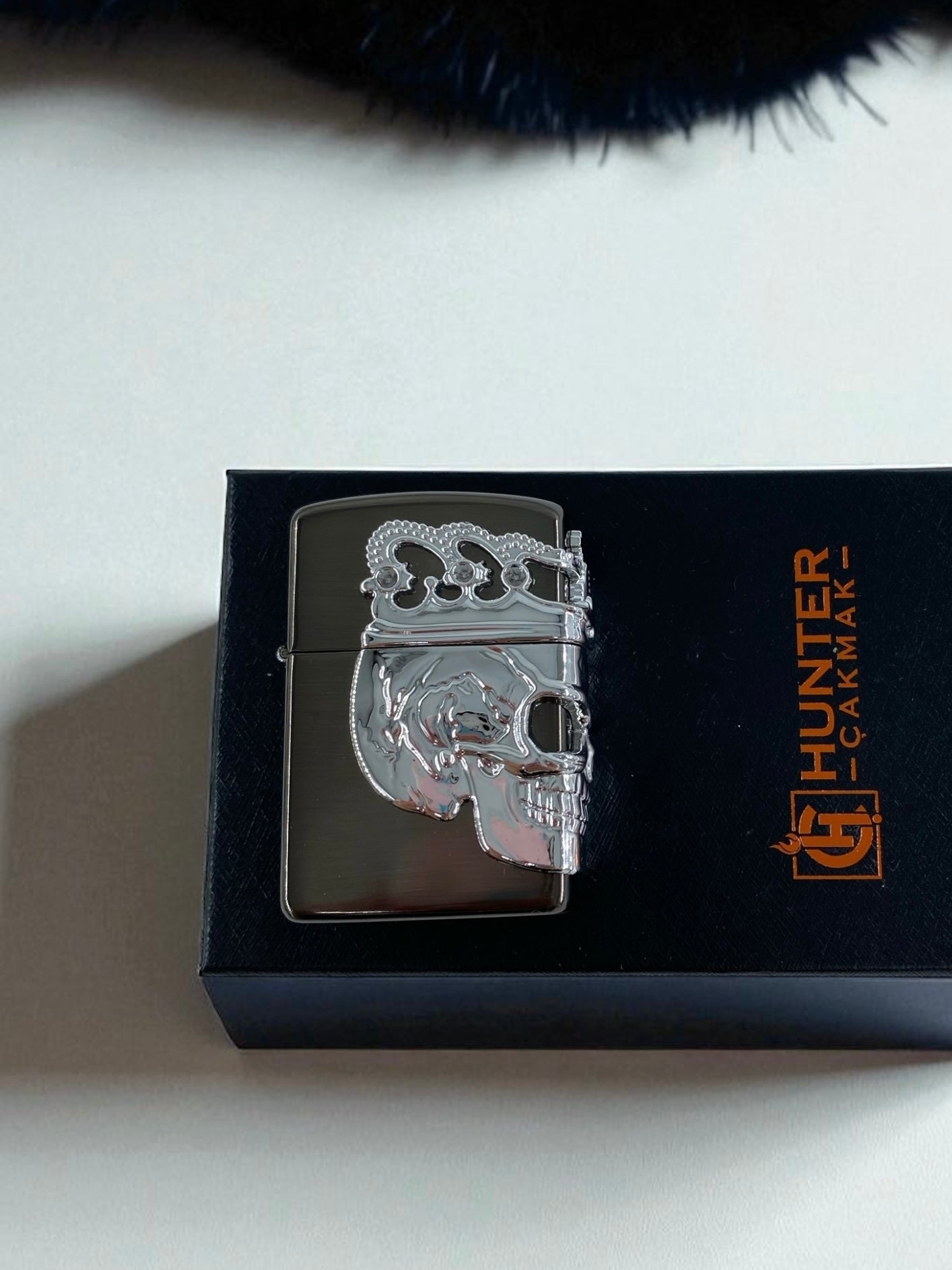 Kuru Kafa Zippo Çakmak 3666