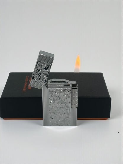 Lüx Kabartmalı Dupont Model Metal Çakmak