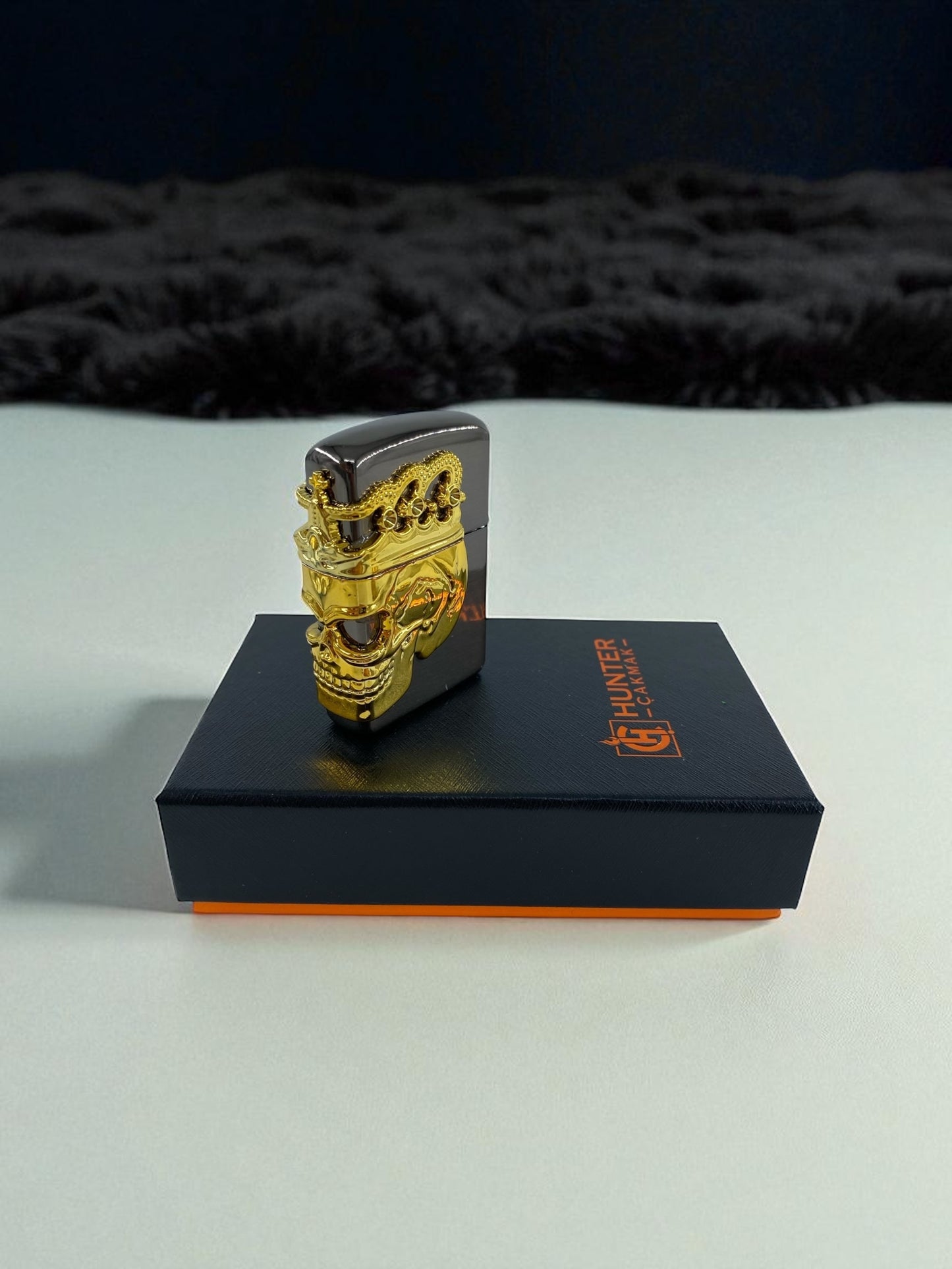 Kuru Kafa Zippo Çakmak 3666