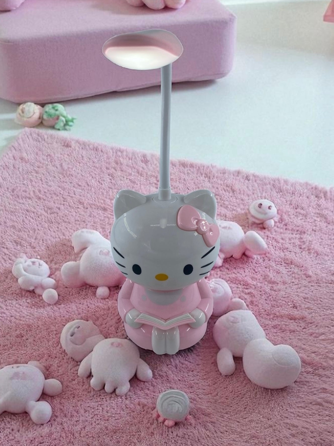 Hello Kitty Şarjlı Masa Lambası