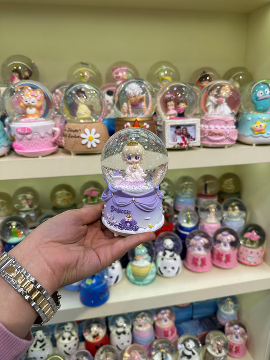 Prenses Temalı Orta Boy Kar Küresi