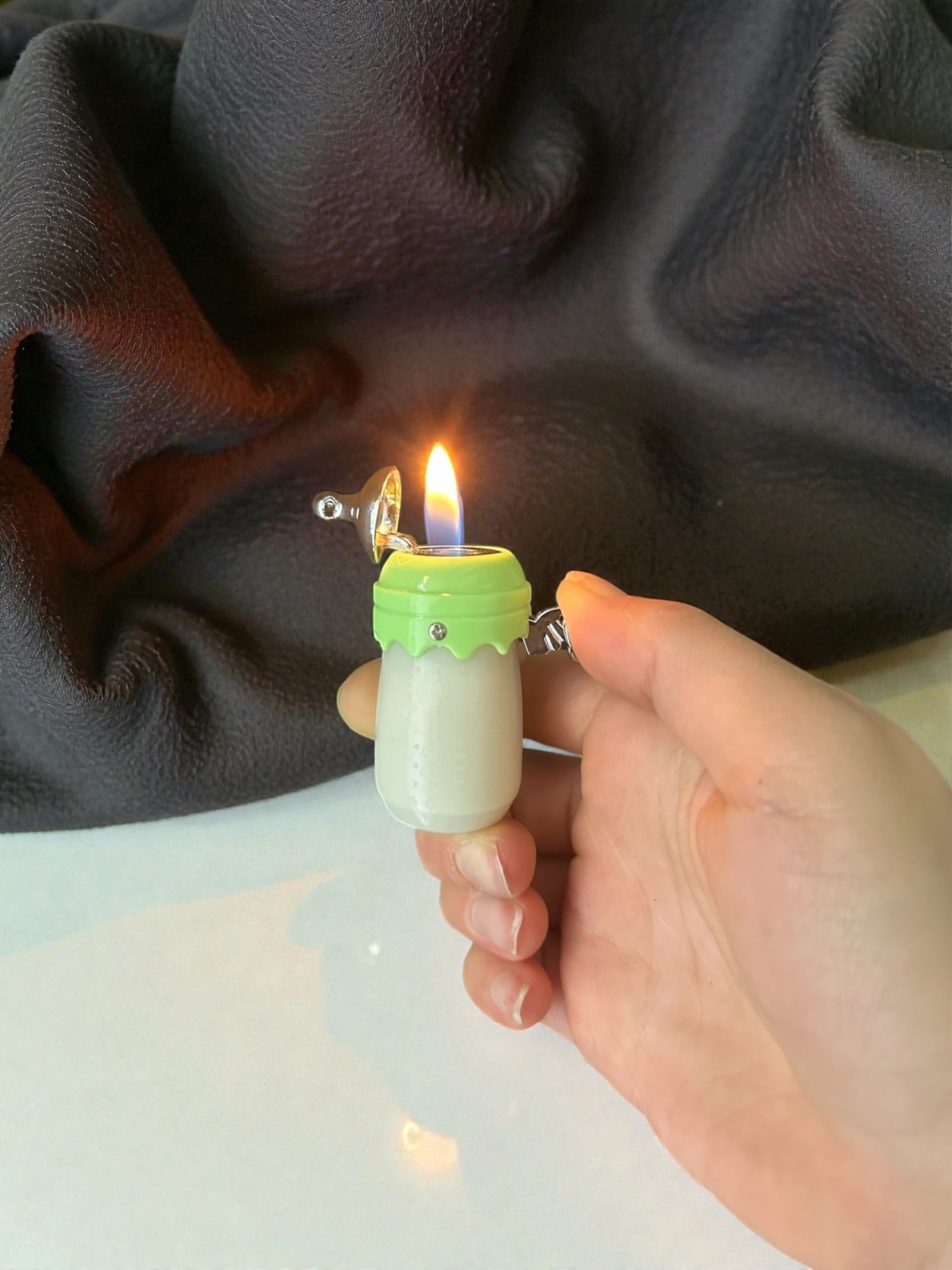 Emzik Biberon Şeklinde Gazlı Çakmak