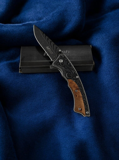 M-tech Ahşap Desenli Çakı 1009-A