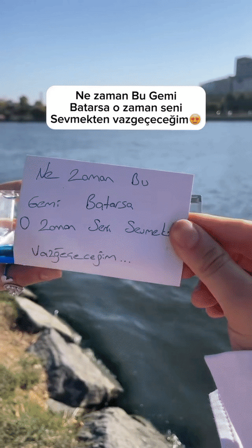 Büyük Boy Batmayan Gemi Aşk Gemisi 98004