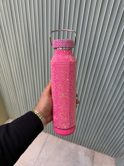 Bluetooth Hoparlörlü Taşlı Termos 500 ml