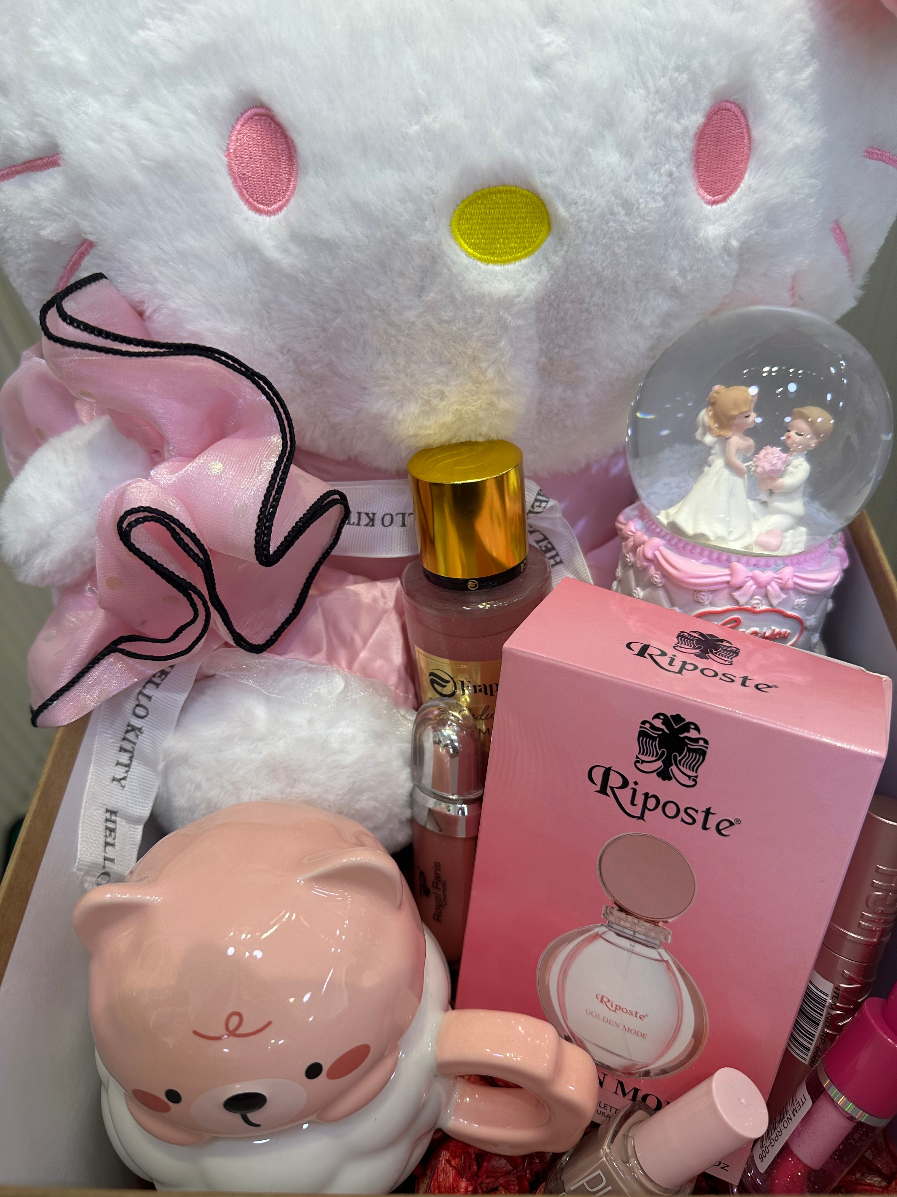 Dop dolu Pembe Surprise Box
