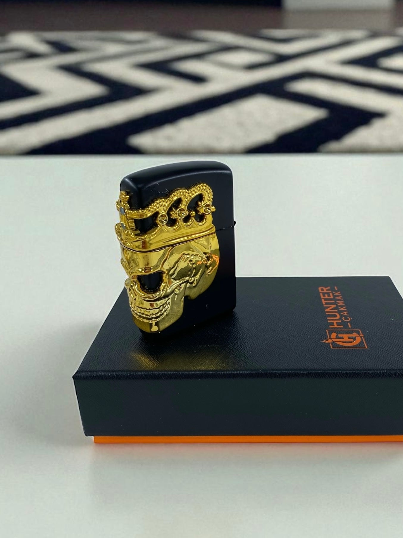 Kuru Kafa Zippo Çakmak 3666