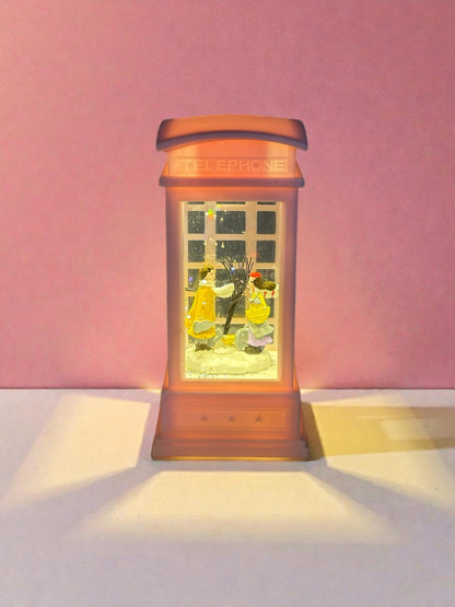 Sokak Lambası Temalı Işıklı Telefon Kulübesi
