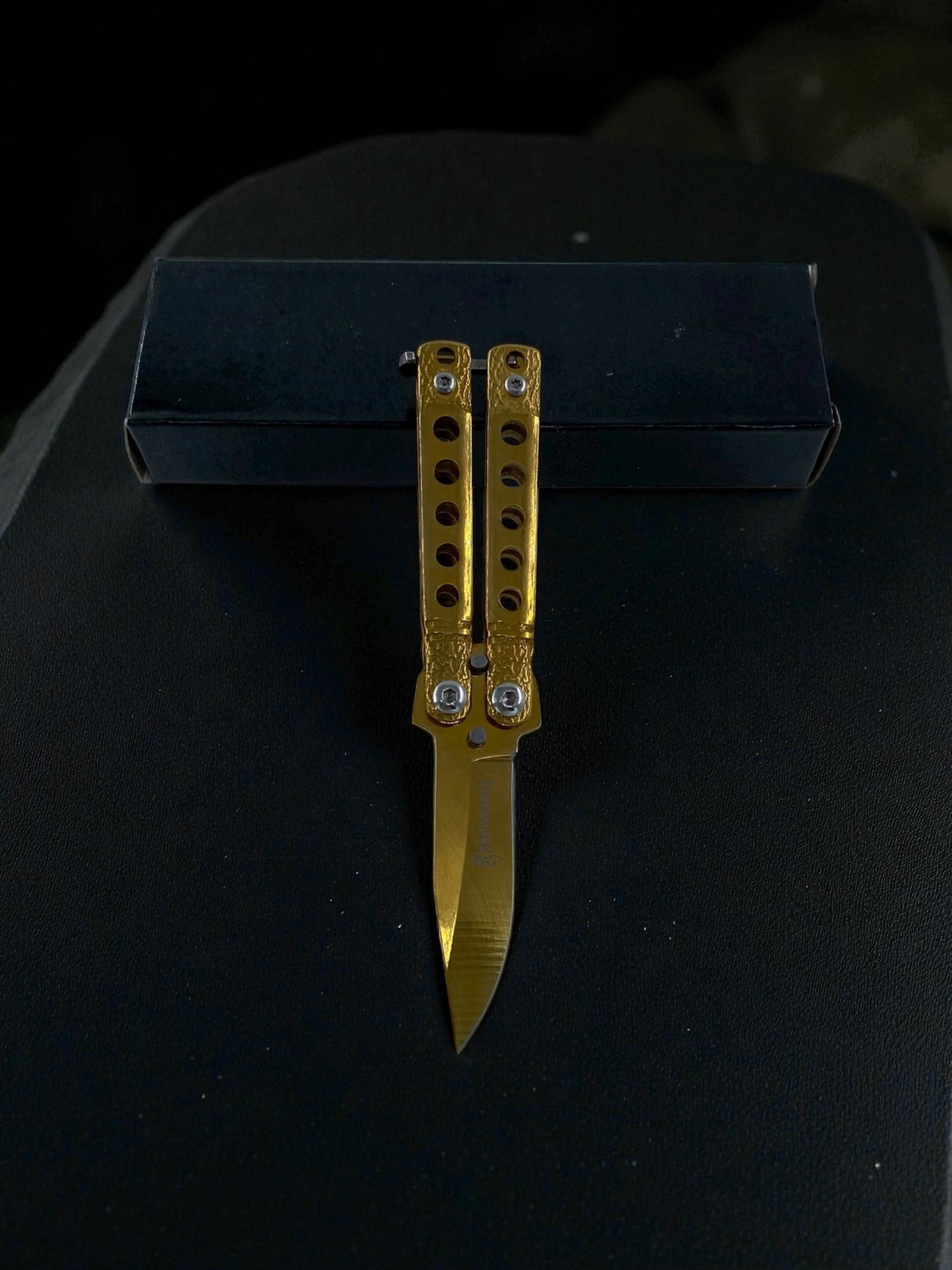 Kompakt Boy Metal Kelebek Çakı