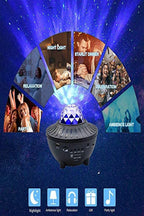 Starry Projektör Hoparlör Gece Lambası 099