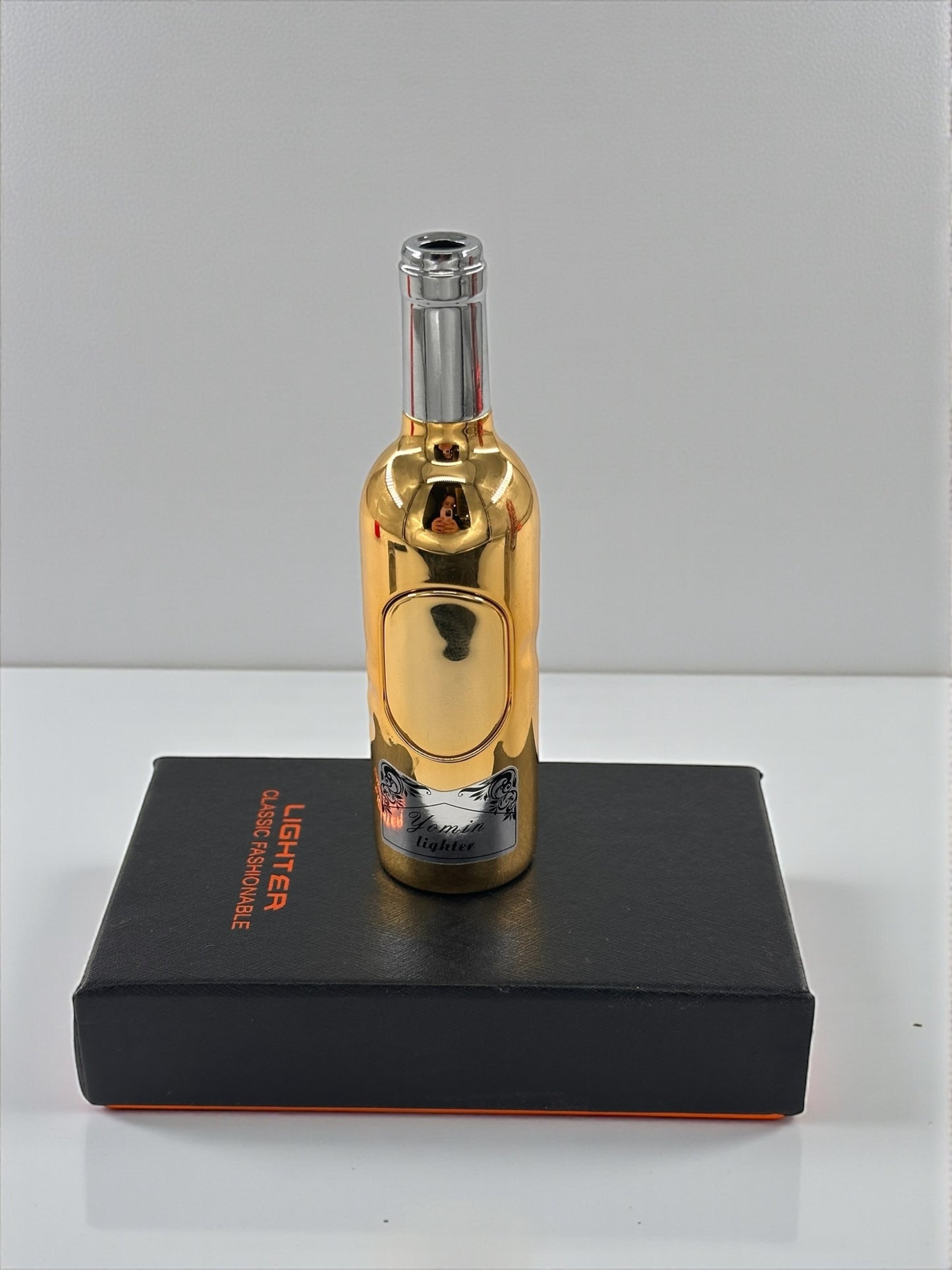 Şişe Şeklinde Basmalı Pürmüzlü Çakmak