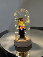 Led Işıklı Mezun Mezuniyet Fanus