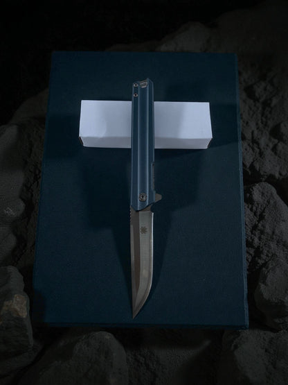 Yarı Otomatik D2 Çelik Taktik Katlanır Çakı