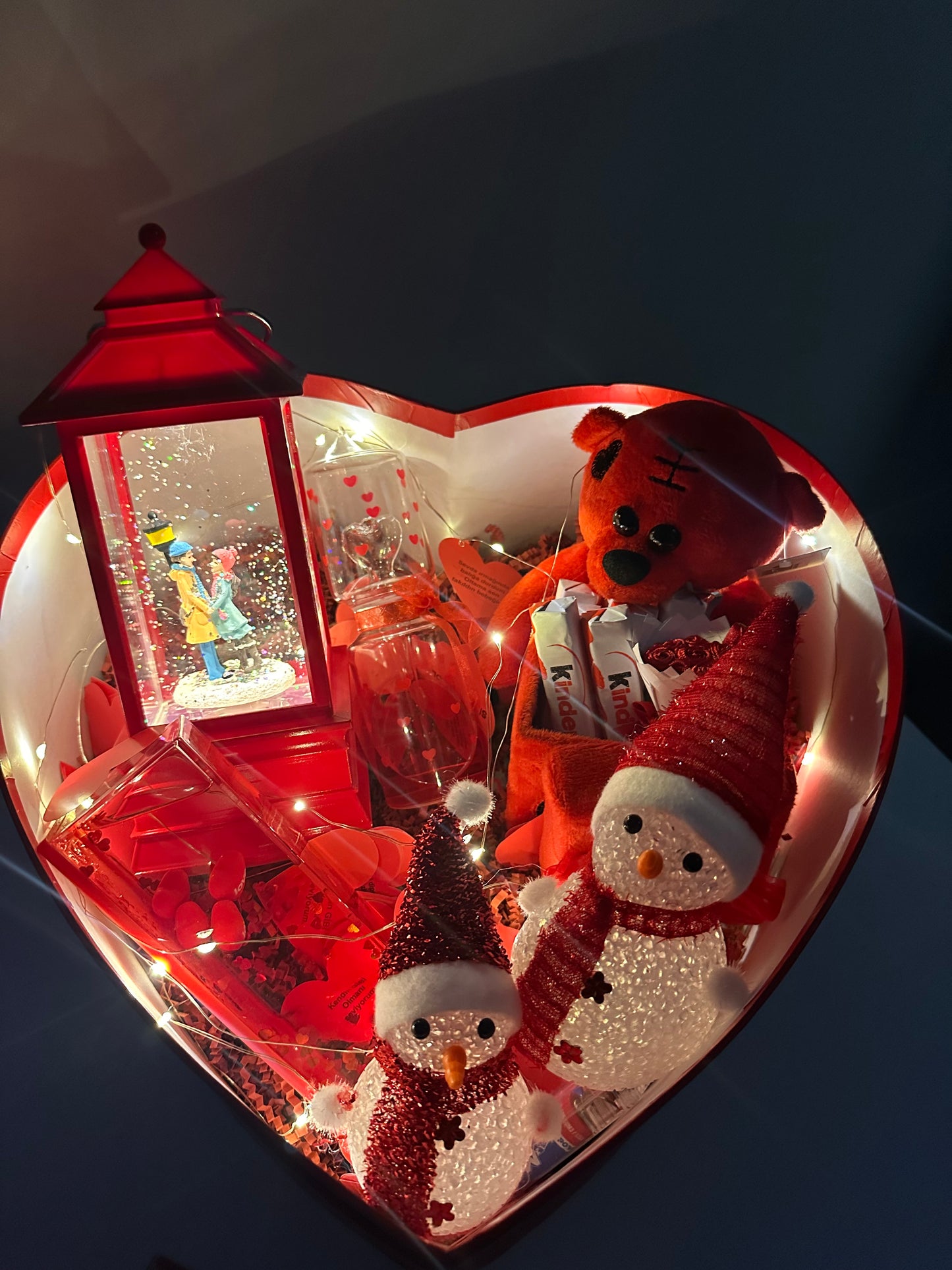 Kırmızı Konsept Özel Tasarım Hediye kutusu 🎁 3322