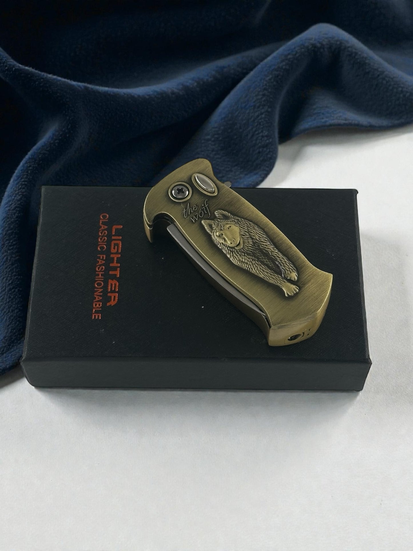 Kurt Figürlü Çakılı Çakmak