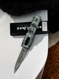 Benchmade Renkli İçten Çıkmalı Çakı 0879 Dolar Desenli