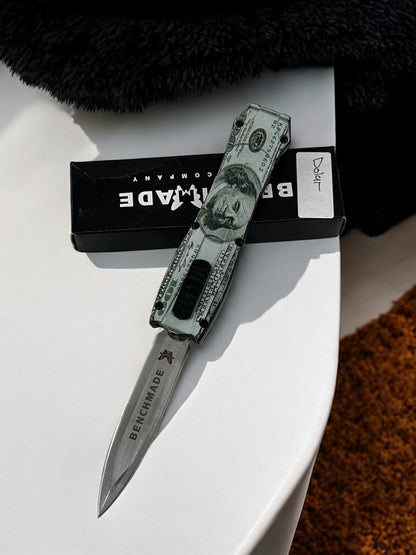 Benchmade Renkli İçten Çıkmalı Çakı 0879 Dolar Desenli