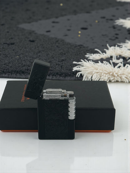 Lüx Kabartmalı Dupont Model Metal Çakmak