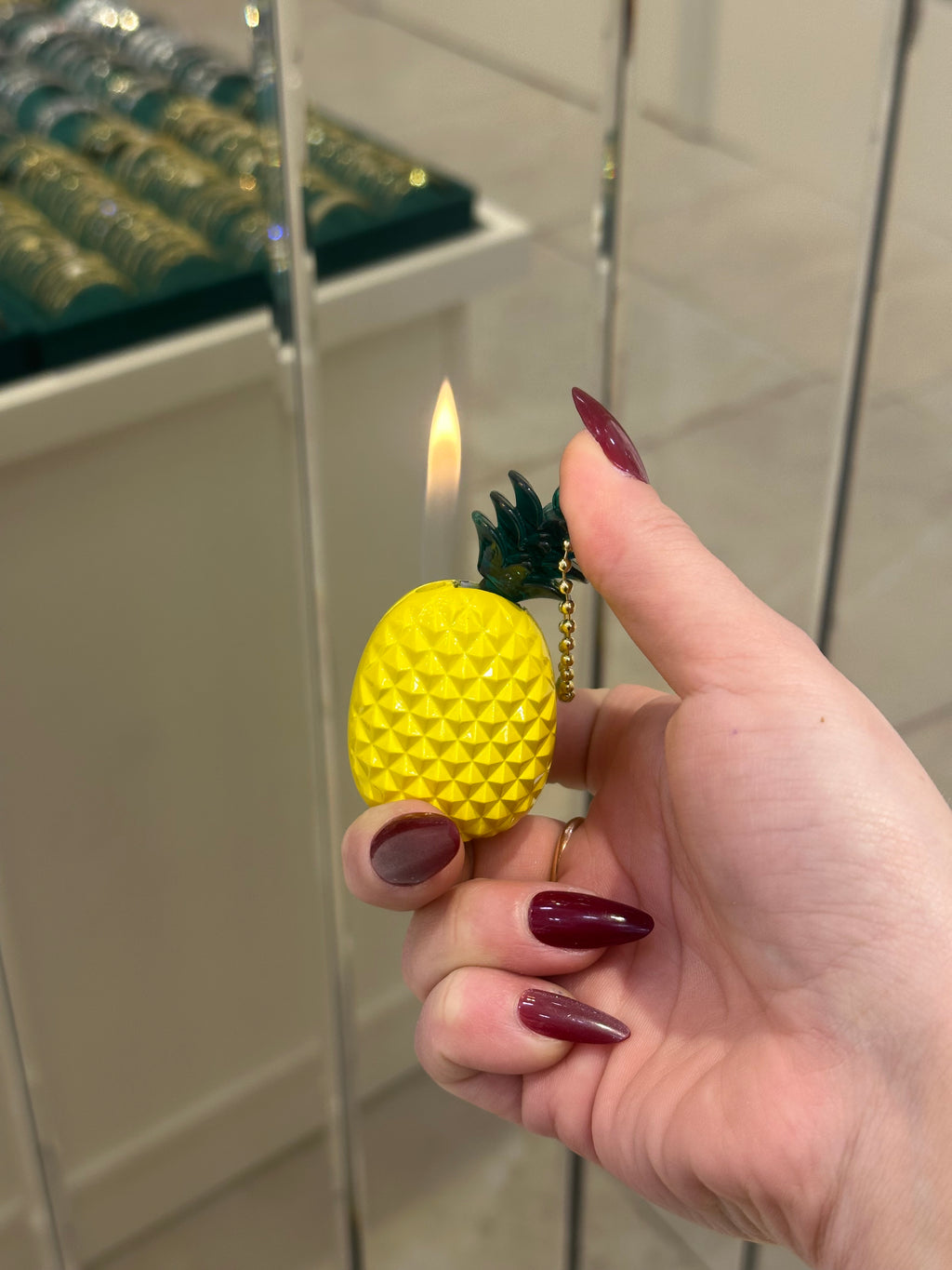 Ananas Şeklinde Gazlı Çakmak