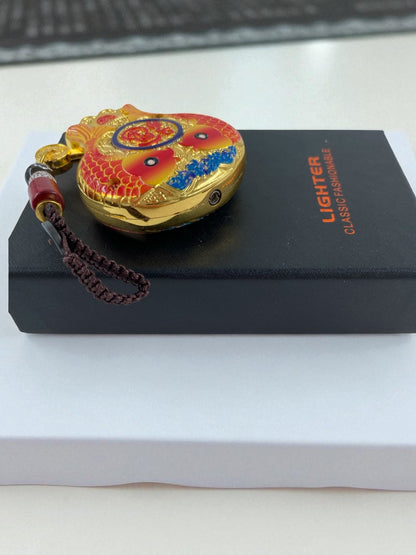 Baykuş Model Renkli Alevli Çakmak