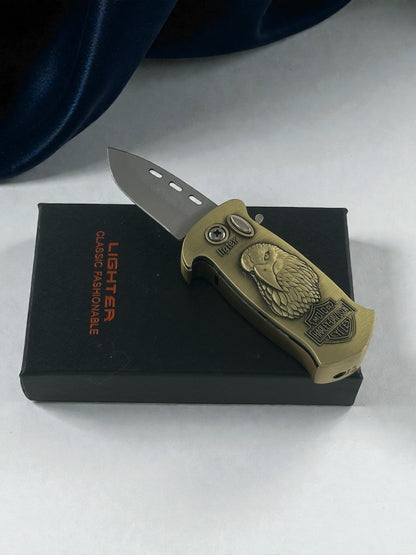 Kartal Figürlü Çakılı Çakmak